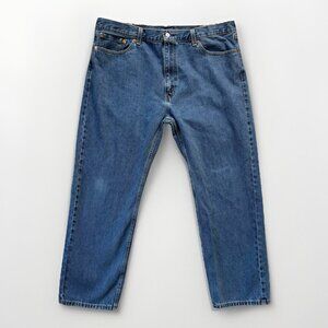 Levi's Jeans Mens 42x30 550 Relaxed Fit Jeans Medium Wash Denim Classic‎ Style
